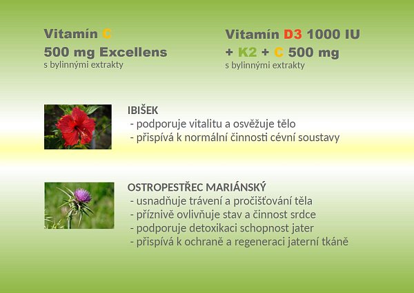 OKG Vitamín C Excellens 500 mg 60 ks